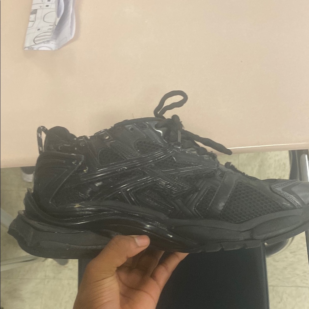 Balenciaga Black Track Sneakers